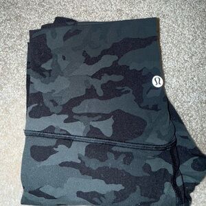 lululemon camo print align leggings